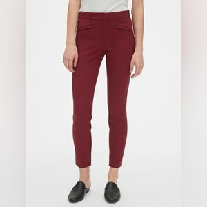 Gap Skinny Ankle Pants Red Radish Burgundy Size 14 Stretchy Dress Pant